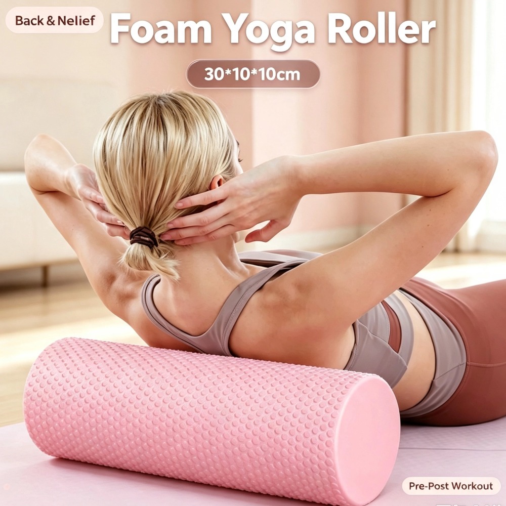 EVA Foam Yoga Roller 30cm Port - Yoga Fitness Wheel review and price