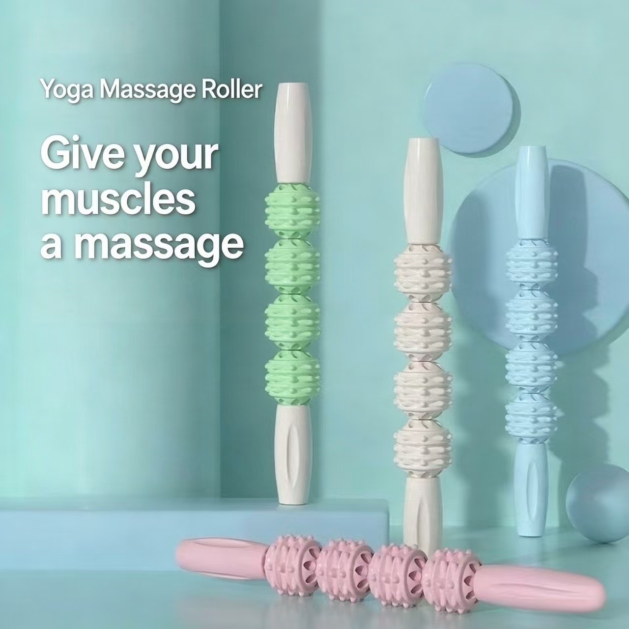 Yoga Massage Stick Wolf Tooth  - Yoga Fitness Wheel review and price