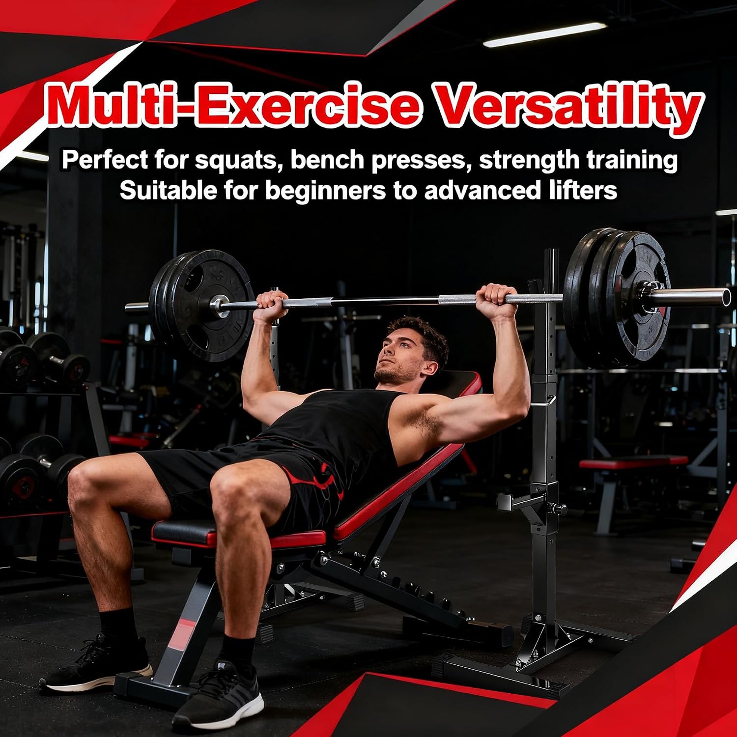 Adjustable Squat Rack Stands f - Adjustable Dumbbells review and price