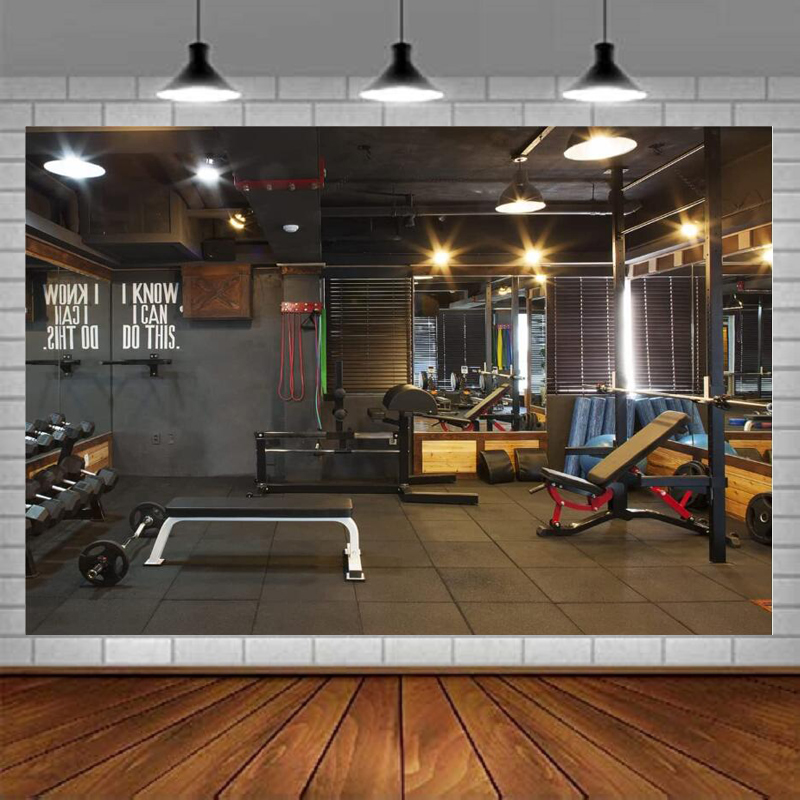 Gym Photography Backdrop Fitne - Yoga Fitness Video review and price
