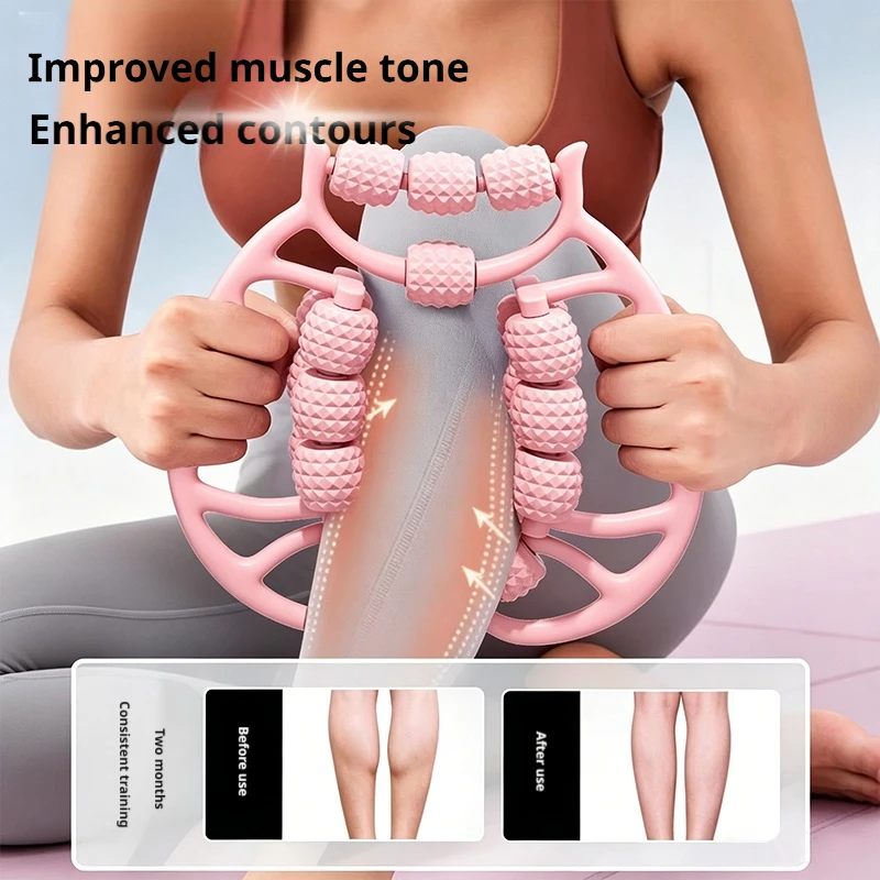 18 Wheels Leg Massager Roller  - Yoga Fitness Wheel review and price