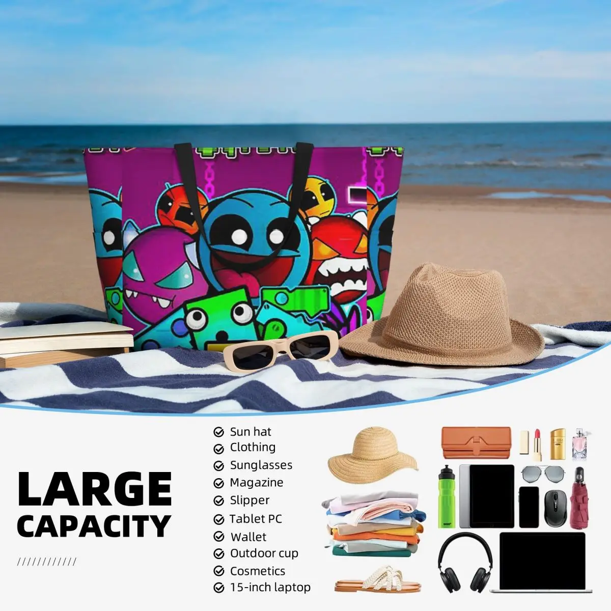 Video Game Geometry Dash Beach - Yoga Fitness Video review and price