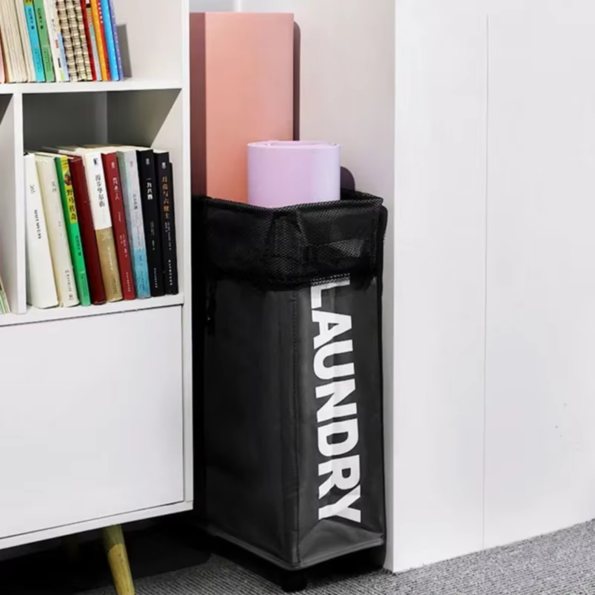 Laundry Basket with Wheels, Fo - Yoga Fitness Wheel review and price